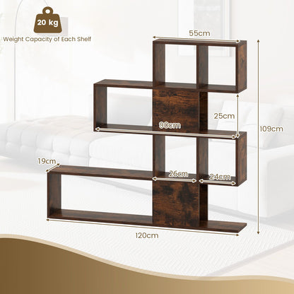 5-Tier Display and Storage Bookshelf for Home and Office