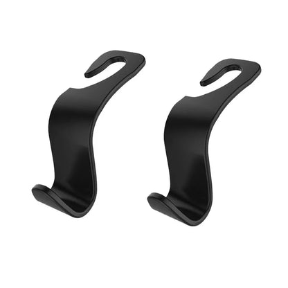 4Pcs Carbon Fibre Hook Car Seat Headrest Hook Auto Back Seat Organizer Hanger Handbag Clothes Bracket Car Interior Accessories