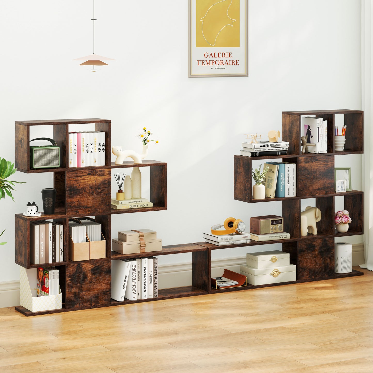5-Tier Display and Storage Bookshelf for Home and Office