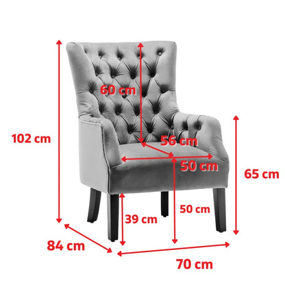 Dority Upholstered Wingback Chair