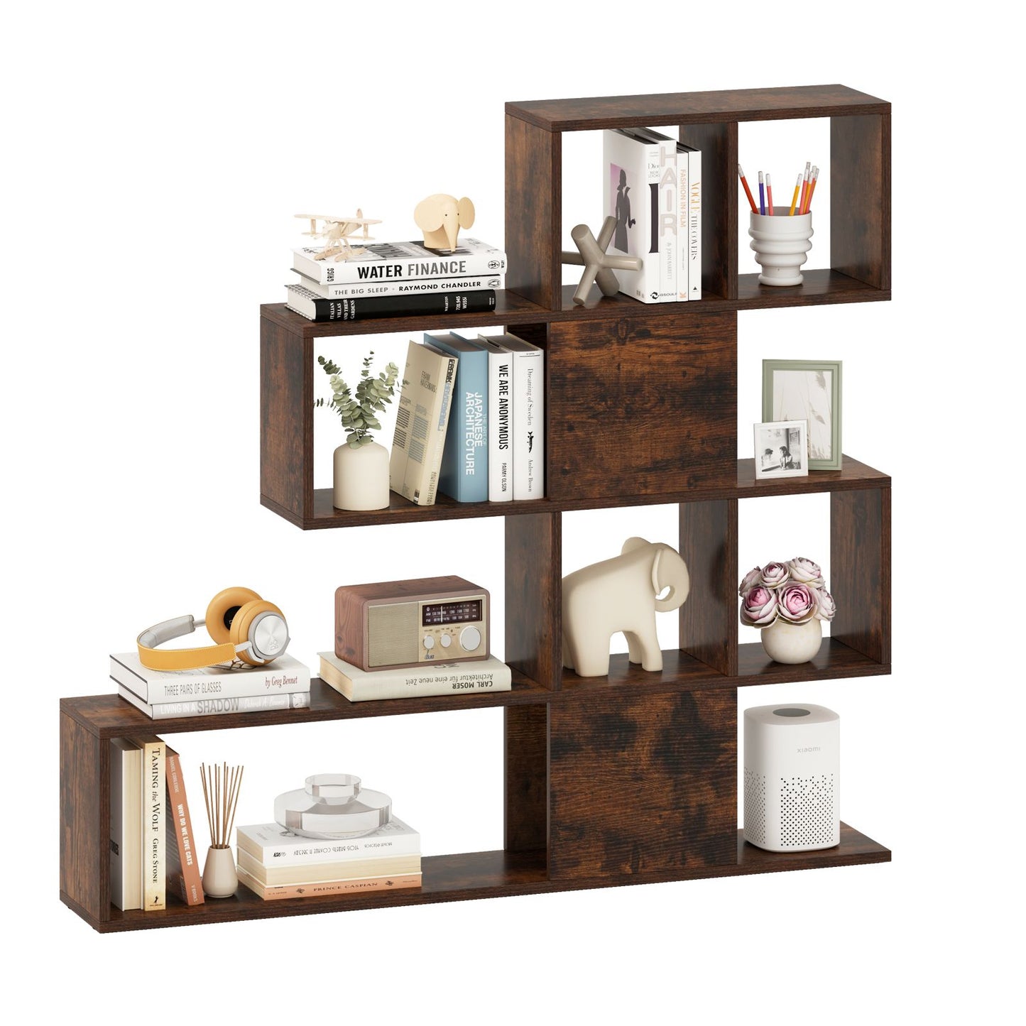 5-Tier Display and Storage Bookshelf for Home and Office