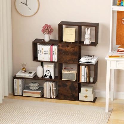 5-Tier Display and Storage Bookshelf for Home and Office